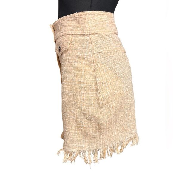 Rodebjer Canvas Thando Fringe Mini Skirt New Size Small - Picture 5 of 10